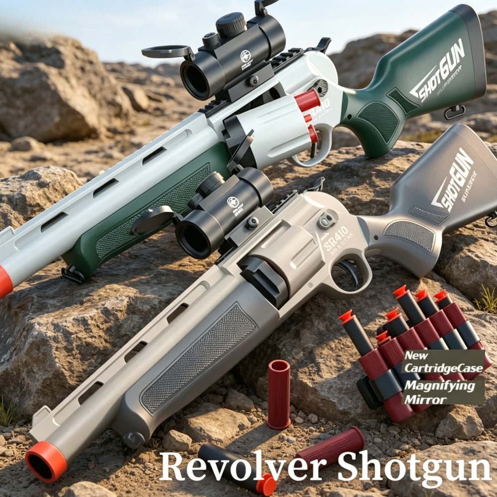 Model Kit Revolver - Revólver de Juguete de Carga Manual