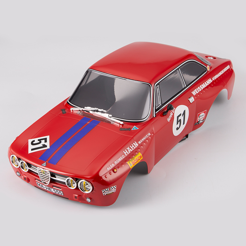 Model Kit Alfa Romeo - Killerbody RC 1/10 Touring Car 48251,