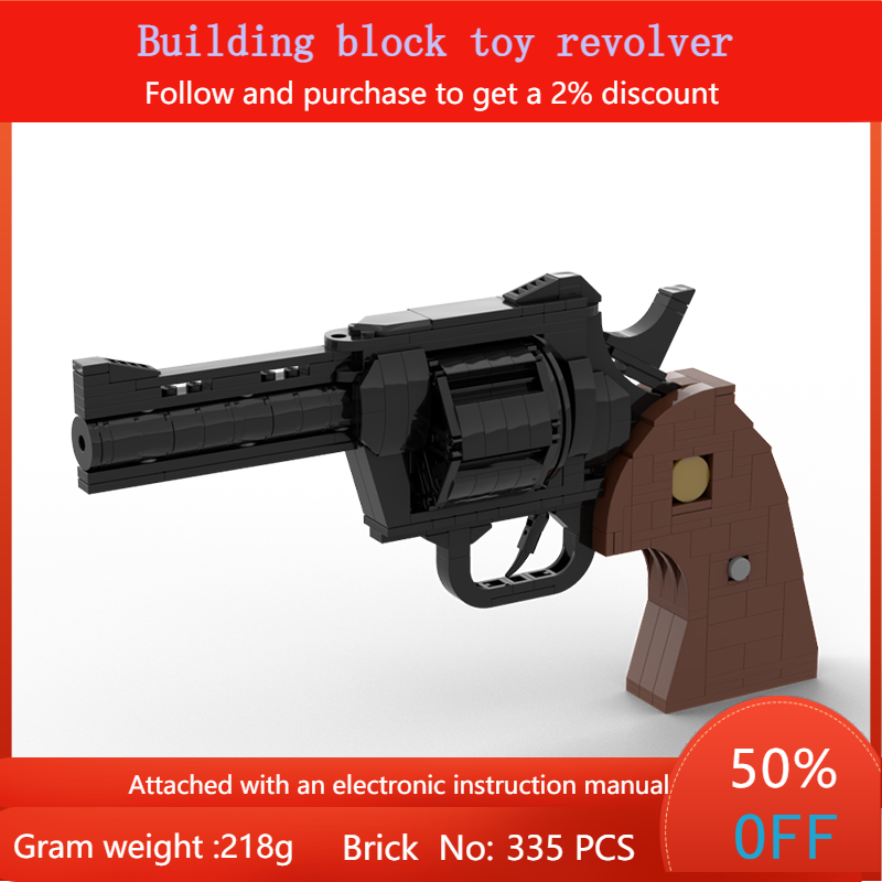 Model Kit Revolver - Bloques de Construcción, Modelo de Revólver,