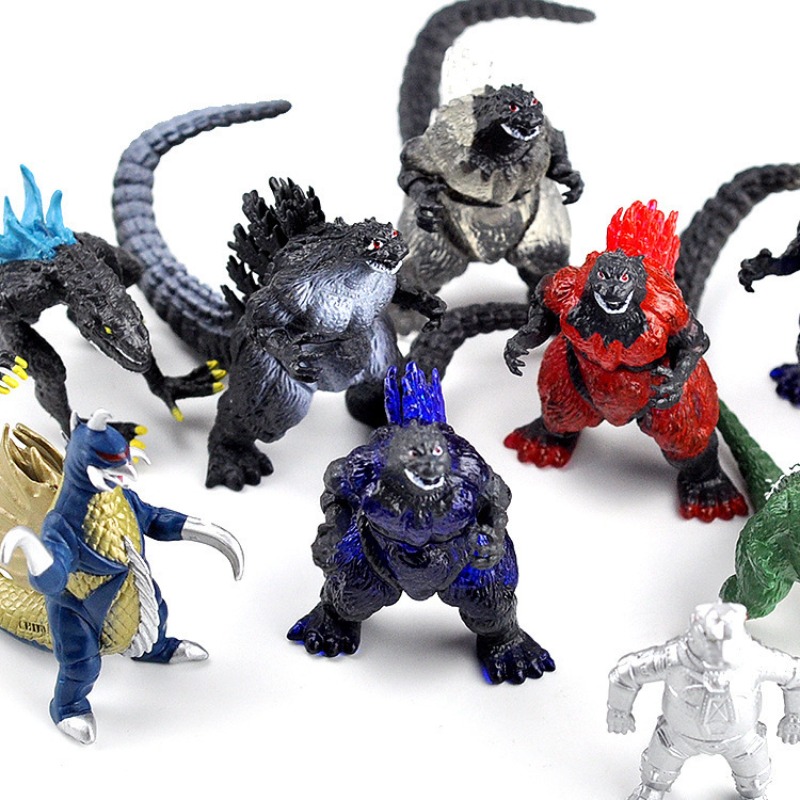 Set de 10 Figuras de Godzilla, - Model Kit Bandai reseña y precio