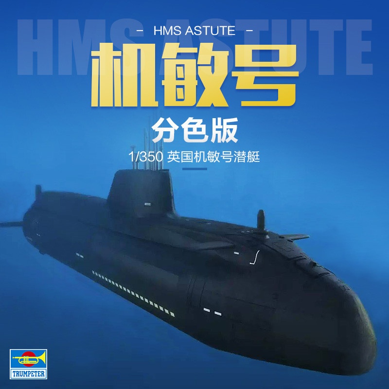 TRUMPETER Escala 1/350 HMS Ast - Model Kit U Boat reseña y precio