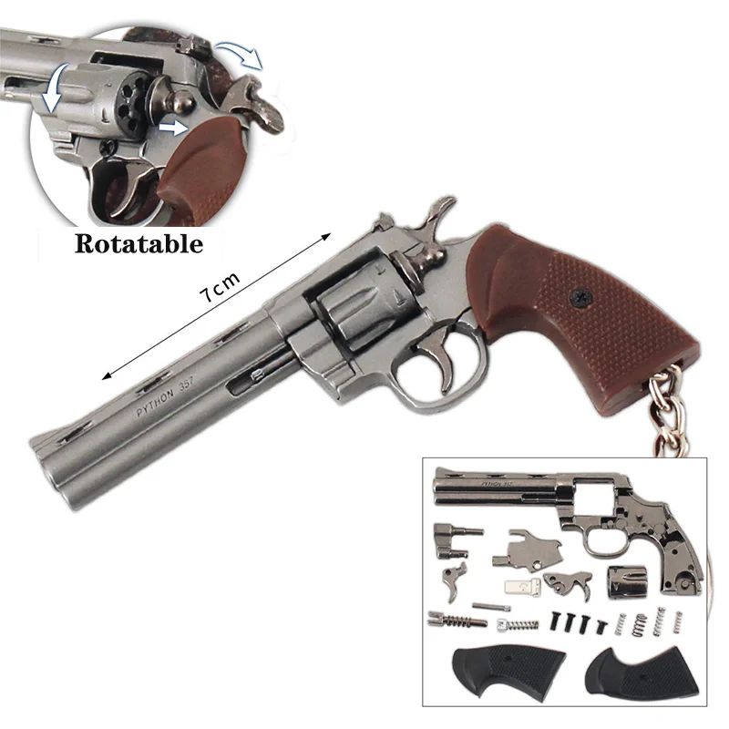 LLavero de pistola de Metal de - Model Kit Revolver reseña y precio