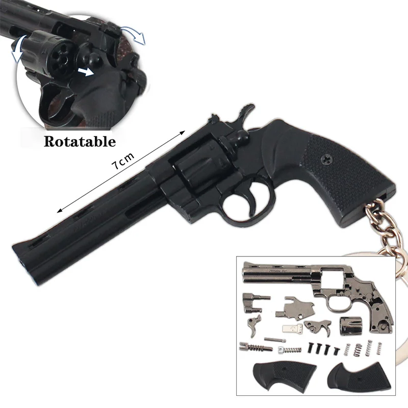 LLavero de pistola de Metal de - Model Kit Revolver reseña y precio
