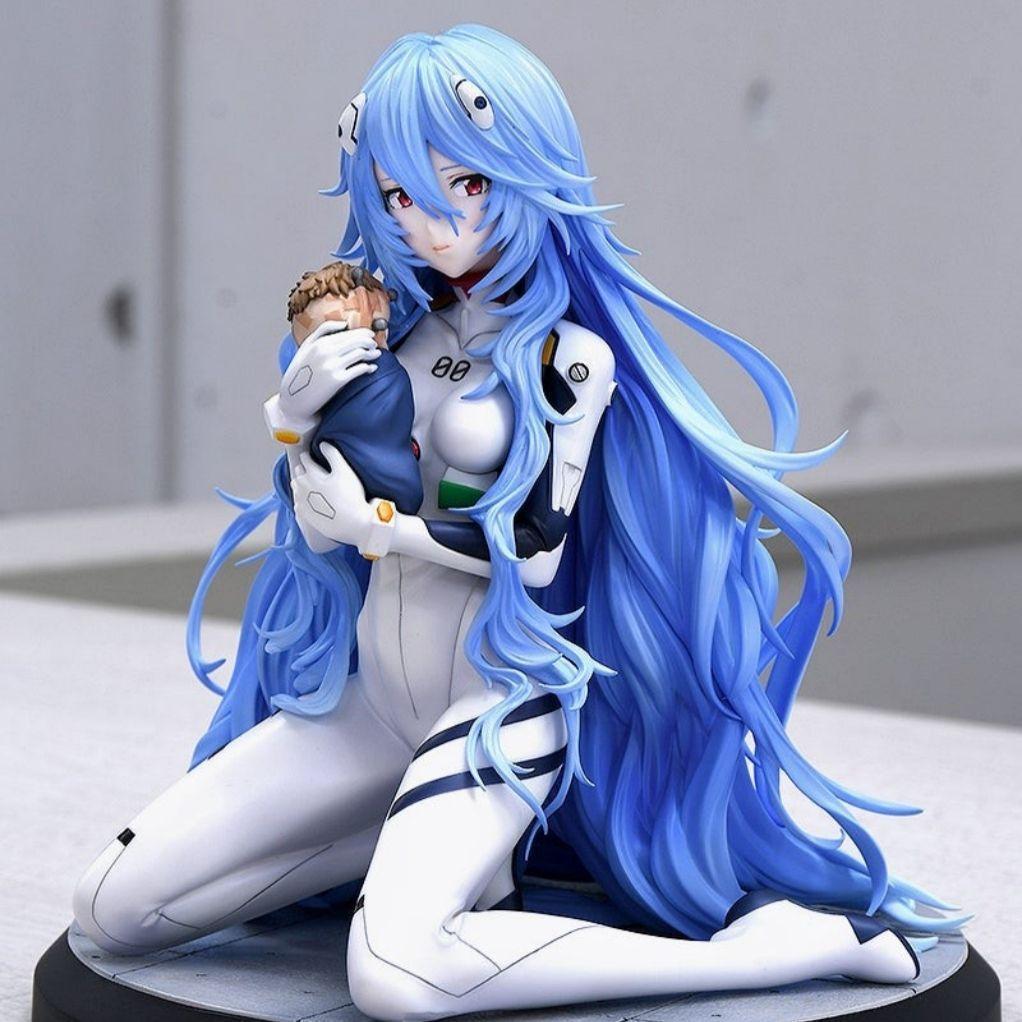 Figura de Rei Ayanami Arrodill - Model Kit Bandai reseña y precio